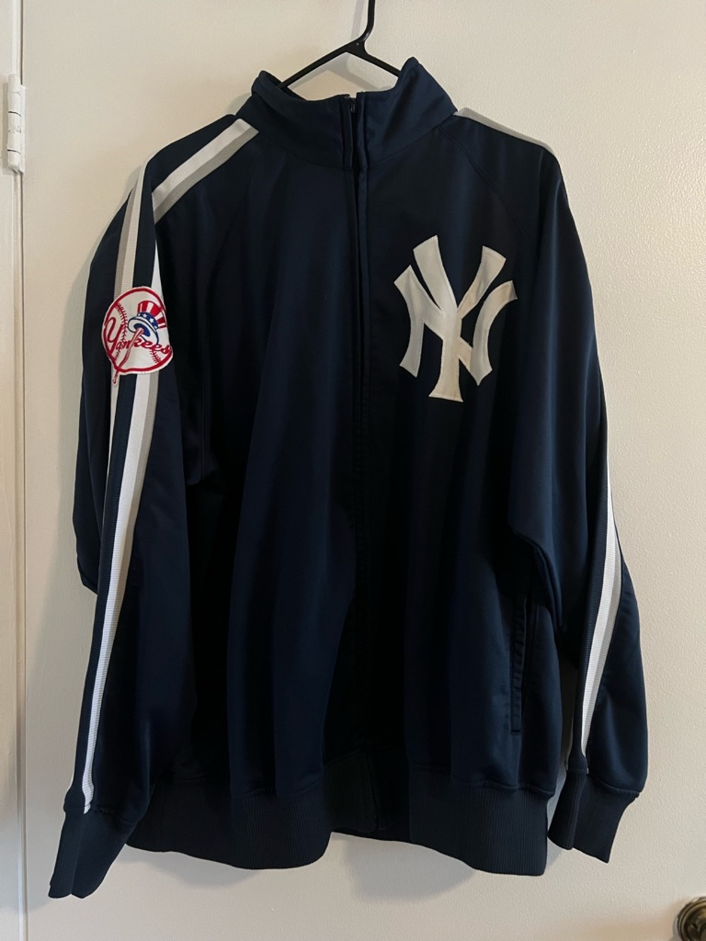Unisex NY Yankees Full Zip Jacket Navy